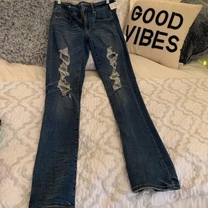 AE skinny kick jeans
